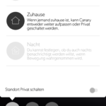 3 unterschiedliche Modi in der Canary-APP